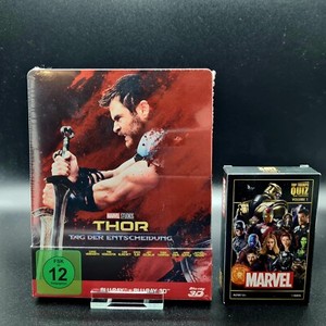 Blu-ray Marvel Thor: Tag der Entscheidung 3D Steelbook  + Gratis Quiz Karten NEU