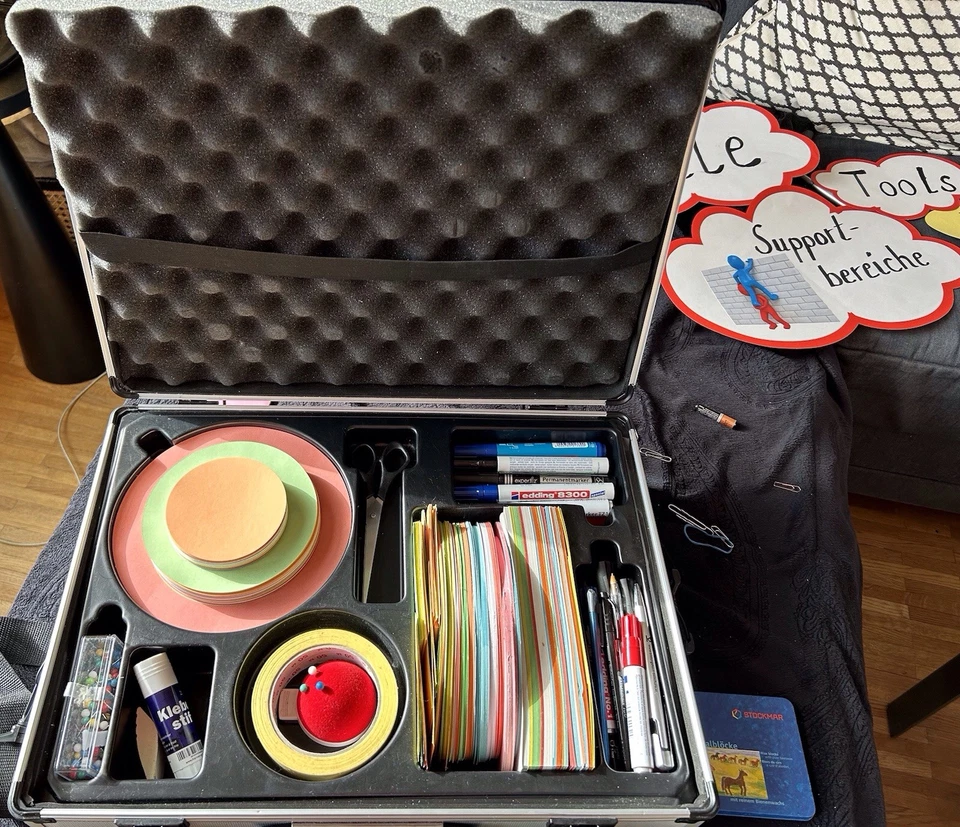 FRANKEN Moderationskoffer PROFI, 2.500 Teile, Aluminium - Bild 1 von 4