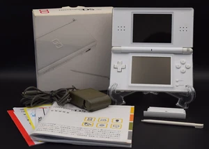 Nintendo DS Lite Console Crystal White – Boxed With Charge Region Free Rank A - Picture 1 of 21