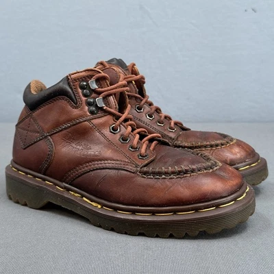 De colección Años 90 Dr. Martins Inglaterra Cuero Con Cordones 8060 Mujer Talla 5 Tobillo Senderismo Grueso Foto 1 de 4