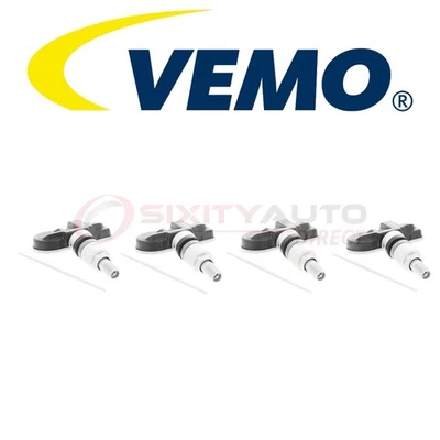 4 pc VEMO Tire Pressure Monitoring System Sensor for 2015-2016 Mercedes-Benz ik Foto 1 de 4