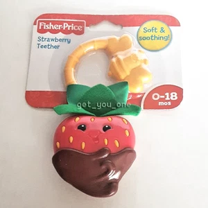 NWT Fisher Price Sweet Treats Strawberry Teether 0-18 months 2011 - Picture 1 of 5