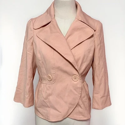 Vintage Guess Jeans Pink Coat Jacket Sz Small - Image 1 of 4