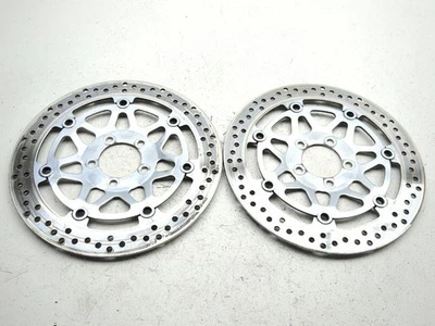 00-02 Kawasaki Ninja ZX6R ZX6 Front Disc Brake Rotors - Image 1 of 4