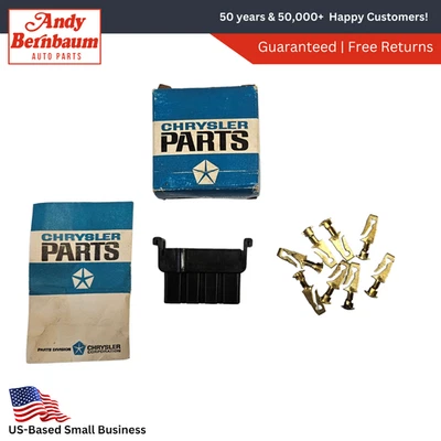 1966-1976 Plymouth Chrysler Dodge Lower Bulkhead Disconnect Package 2586590 NOS - Image 1 of 4