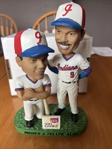 Moises & Felipe Alou Indianapolis Indians Dual Bobblehead Father & Son RARE - Picture 1 of 13