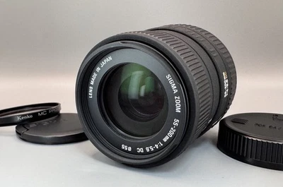 Sigma 55-200mm f/4-5.6 DC AF Zoom Lens for Pentax K mount From Japan #S254 - Image 1 of 4