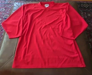 Grand maillot de hockey rouge homme Easton NEUF - Photo 1/2