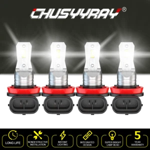 Para For Nissan Sentra 2013-2019 H9 H11 Blanco LED Faros Bombillas Hi / Low Beam - Picture 1 of 11