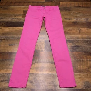 Abercrombie Kids Skinny Jeans 16 Pink Low Rise Stretch  - Picture 1 of 11