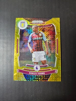 2021-22 Panini Prizm Premier League Ashley Young Gold Mojo Prizm /10 - Image 1 of 4