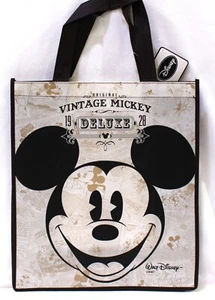 Disney Vintage Original Mickey Reusable Tote 15" x 13" x 6" Shopping Bag - Picture 1 of 1