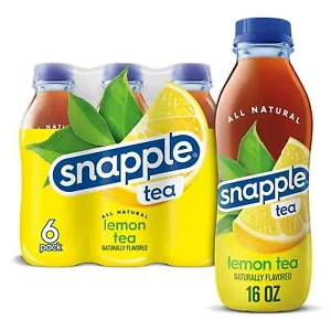 Snapple Lemon Tea 16 oz Bottles (Pack Of 6) - Picture 1 of 12