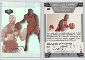 2007 Topps Co-Signers Silver Red Foil /39 Stephane Lasme Baron Davis Rookie RC