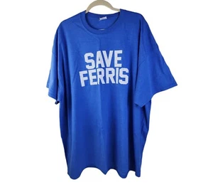 NWOT SAVE FERRIS Tshirt Men's 3XL Port & Company FERRIS BUELLER'S DAY OFF - Picture 1 of 3