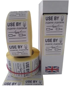 Use By Labels, Expiry Date, Best Before, Catering Stickers, Food Labels - Picture 1 of 18