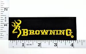 Embroidered Patch - Firearms - Tactical - Shooting - Browning - NEW - Iron-on - Picture 1 of 1