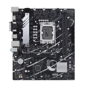 ASUS PRIME B760M-K D4 Motherboard Intel B760 LGA1700 DDR4 M.2 mATX VGA HDMI Core - Picture 1 of 4