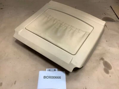 BMW 750Li E66 2008 sedán delantero izquierdo lado del conductor cubierta del asiento trasero panel beige OEM+ Foto 1 de 4