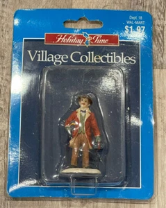 Vintage Walmart Holiday Time Village Collectibles - Man With Packages - Photo 1/1