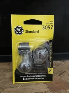 Case of 6 Pair (12 BULBS) GE Long Life Automotive Replacement Bulbs 12V 3057/BP2 - Picture 1 of 4