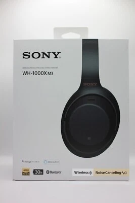 Sony WH-1000XM3 Wireless Bluetooth Headphones with Mic – Black (2018 Model) - Image 1 of 4