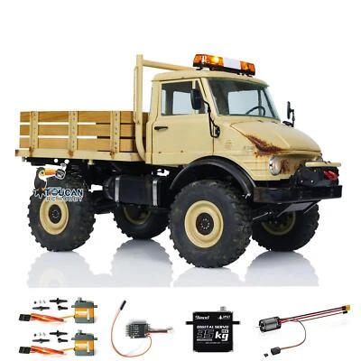 LESU 1/10 4x4 RC Off-Road Vehicle RAVE-UM406 Climbing Truck Model W/ Sound Light - Image 1 of 4