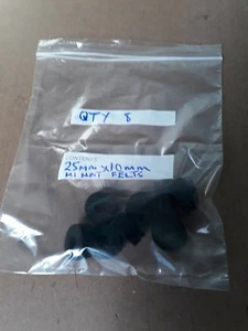Cymbal Felts for Hi Hat Clutches 25mm x 10mm Qty 8 or 12 Free postage 1st class - Picture 1 of 4