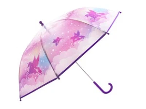 Children Umbrella Transparent Pegasus | Children Umbrella | Girls Umbrella - Picture 1 of 2