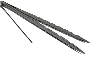 Pinzette gross 30cm Kochpinzette Kohlepinzette Futterpinzette Kohlezange Grill - Bild 1 von 5