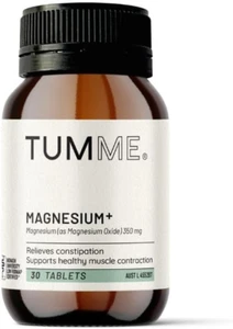 TUMME Magnesium+ 30 Count | Magnesium Oxide for Stomach Cramps & Constipation... - Picture 1 of 12