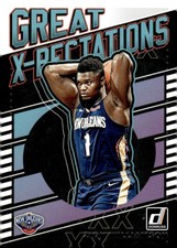 Zion Williamson 2019-20 Donruss Great X-Pectations RC #7