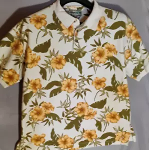 Havana Jack's Cafe Polo Shirt Mens XL Hawaiian 100% Heavy Cotton Super Soft - Picture 1 of 5