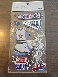 Recollections CHEER GO TEAM CHEER SQUAD Scrapbooking Stickers  - Picture 1 of 1