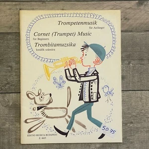 Cornet (Trumpet) Music for Beginners EDITIO MUSICA BUDAPEST Z. 6625 Sheet Music - Picture 1 of 41