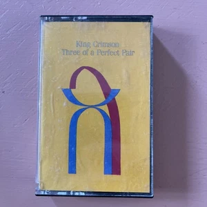 KING CRIMSON ~ THREE OF A PERFECT PAIR ~ CASSETTE 1984 ~ ALTERNATE COVER PROMO - Picture 1 of 6