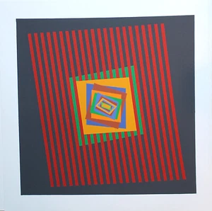 FERRUCCIO GARD - Abstrakte Komposition I. Unsignierte Druckgrafik. - Picture 1 of 2