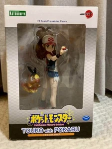 ARTFX J Kotobukiya Pokemon Series Hilda with Tepig 1/8 Scale Figure Used Japan - Picture 1 of 5