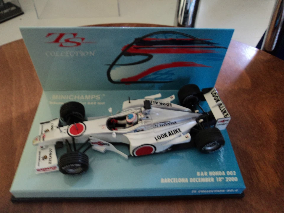 Minichamps 1/43 BAR Honda 002 Takuma Sato First BAR test 2000 - Immagine 1 di 1
