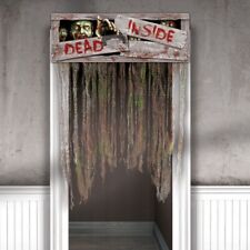 HALLOWEEN Zombie Dead Inside TÜRVORHANG Party Dekoration