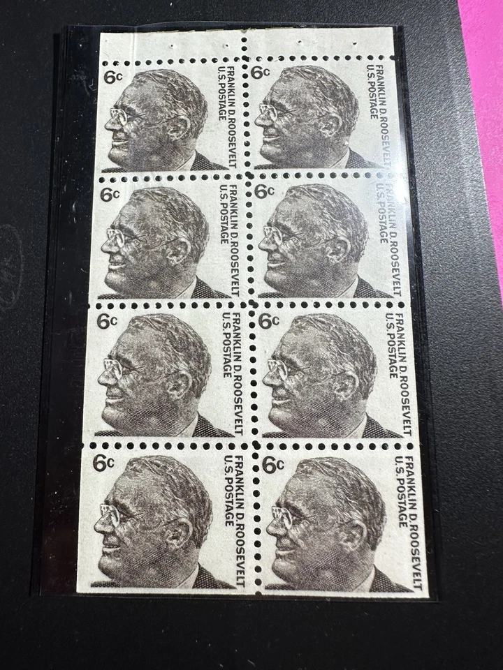 US Stamp Booklet Pane Scott # 1284b 6 Cents (8) Stamps MNH UNFOLDED - Image 1 of 1