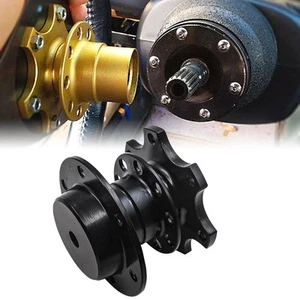 1 PC Aluminum Steering Wheel Adapter, Quick Release Hub Adapter, 6 Hole Racin... - Picture 1 of 6