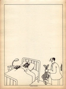 Vintage B. KLIBAN Katze Krankennotizblock Seite (einzeln) Arbeiter Verlag 8,25x11 - Bild 1 von 1