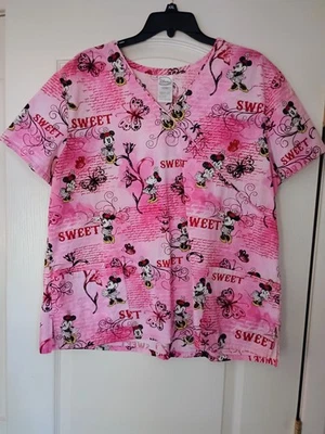 Blusa Médica Vintage Minnie Mouse XL Foto 1 de 3