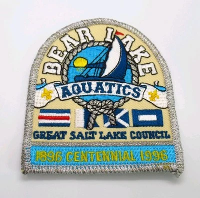 Bear Lake Aquatics Patch Great Salt Lake Council 1996 BSA Centennial - Image 1 of 4