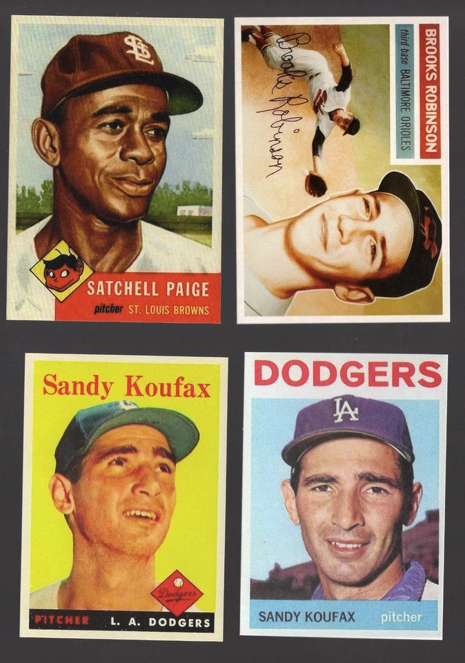 #113 BASEBALL 50CENTS SALE L@@KREPRINTS COOPERSTOWN 4 4 $2 BUY $25 FREE SHIP