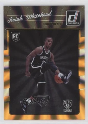 2016-17 Panini Donruss Rookies Orange Holo Laser Isaiah Whitehead #184 Rookie RC - Image 1 of 2
