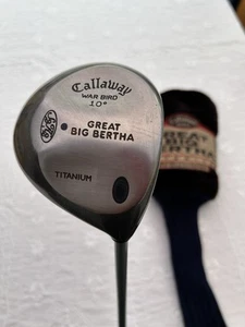 MENS CALLAWAY BIG BERTHA WAR BIRD WOOD GOLF CLUB WITH HEAD COVER 10 DEGREE LOFT - Picture 1 of 5
