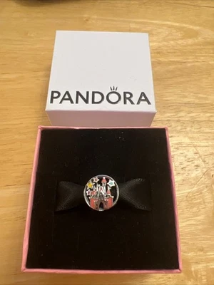 Disney My Happy Place Mickey Balloons Castle Pandora Charm Bead - Image 1 of 2