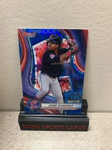 2024 Bowman's Best - Jose Ramirez #23 Blue Checkerboard Refractor /150 - Picture 1 of 2